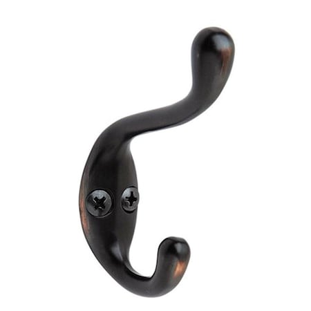 Hd Amerock 3.38 in. Hook- Oil Rubbed Bronze AH55445 ORB